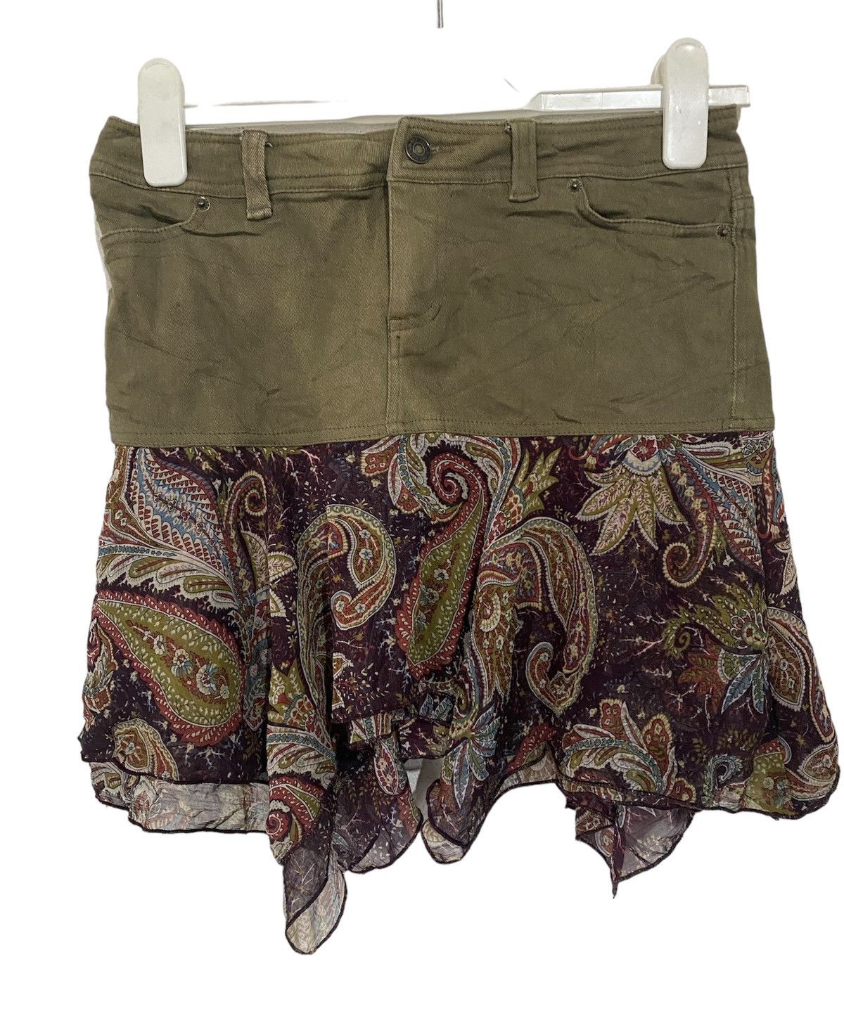 Japanese Brand CECIL McBEE Mini Skirt Rare Design Size 28" / US 6 / IT 42 - 1 Thumbnail