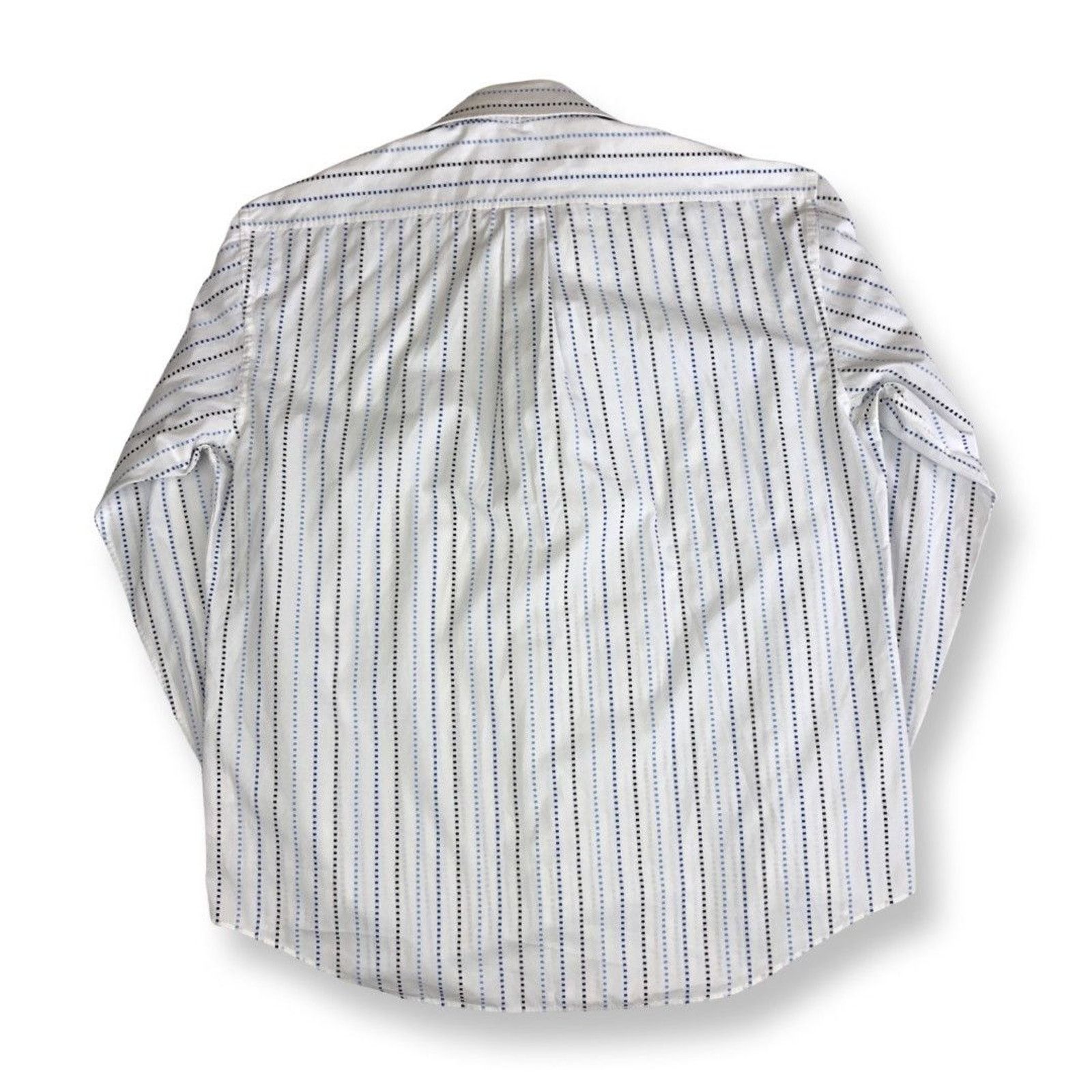 Yves Saint Laurent YSL Logo White Shirt Yves Saint Laurent Vintage Size US XL / EU 56 / 4 - 5 Thumbnail