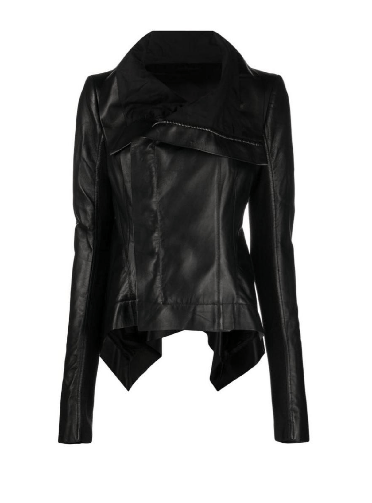 Rick Owens Rick Owens Lamb Skin Naska Biker Jacket IT 38 Size XS / US 0-2 / IT 36-38 - 1 Thumbnail