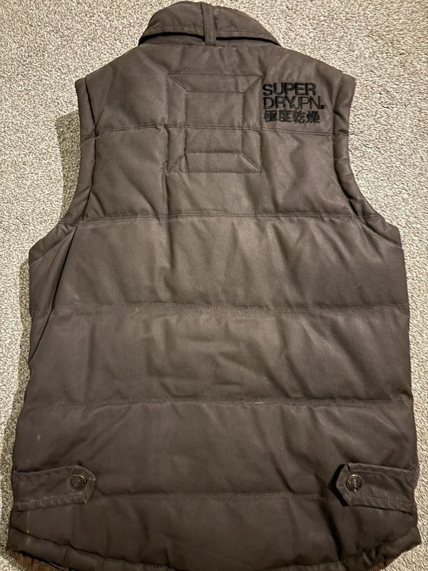 Japanese Brand × Superdry × Vintage Brown Superdry Motorcycle Vintage Vest Size US S / EU 44-46 / 1 - 2 Thumbnail