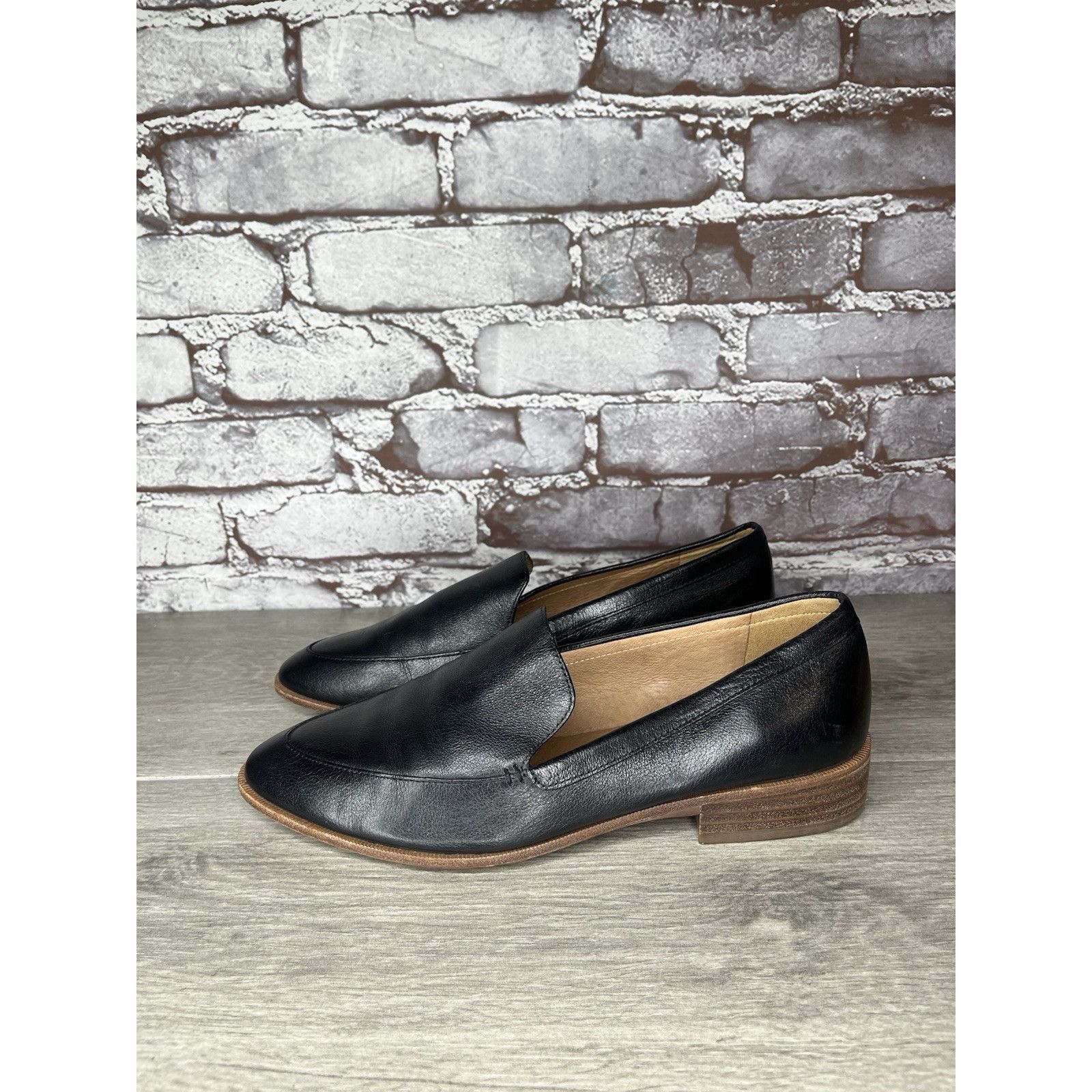 Madewell Madewell Black Leather The Frances Loafers Office Shoes Wome Size US 8 / IT 38 - 13 Thumbnail