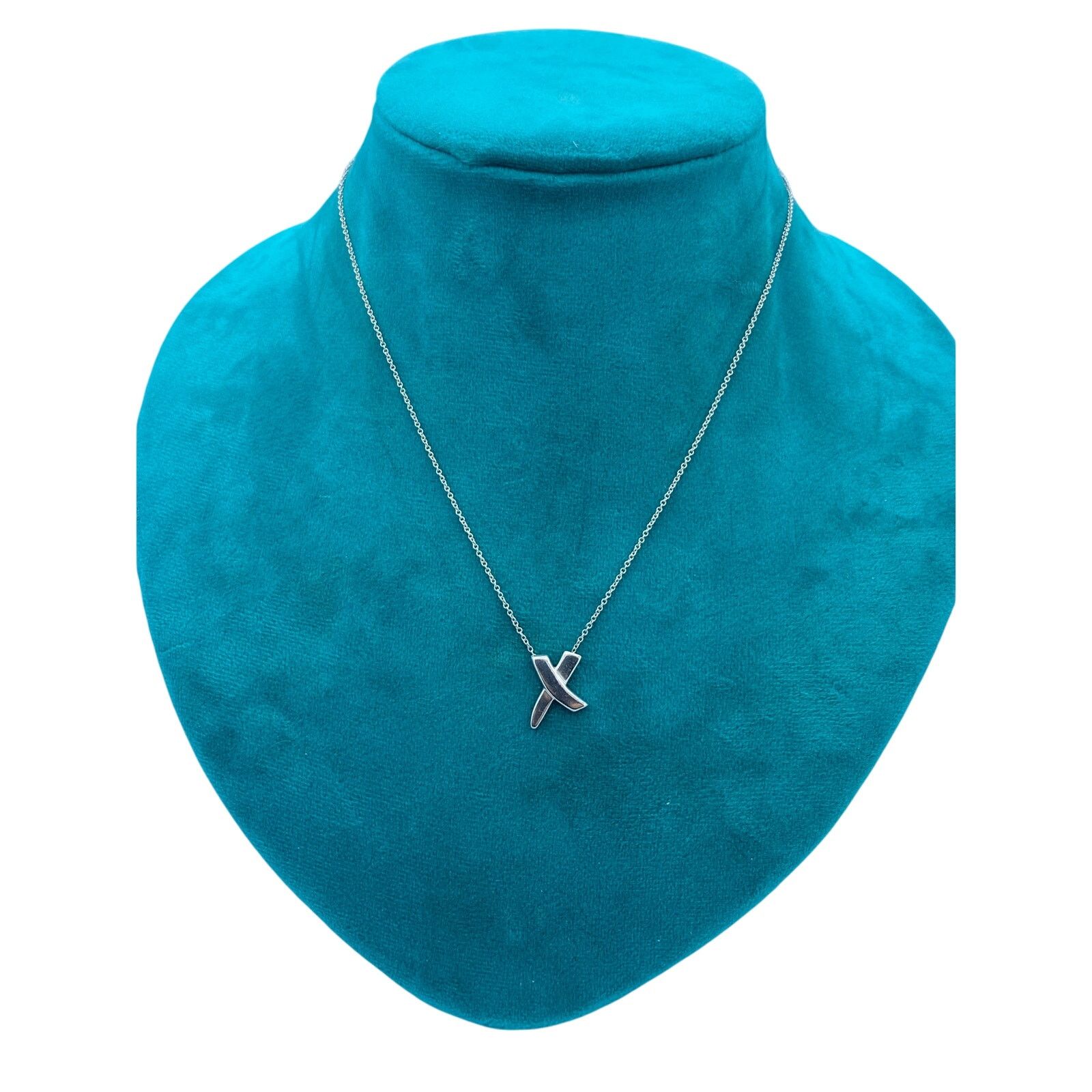 Tiffany & Co. Tiffany & Co. Sterling Silver X Pendant Necklace 16" Size ONE SIZE - 8 Thumbnail