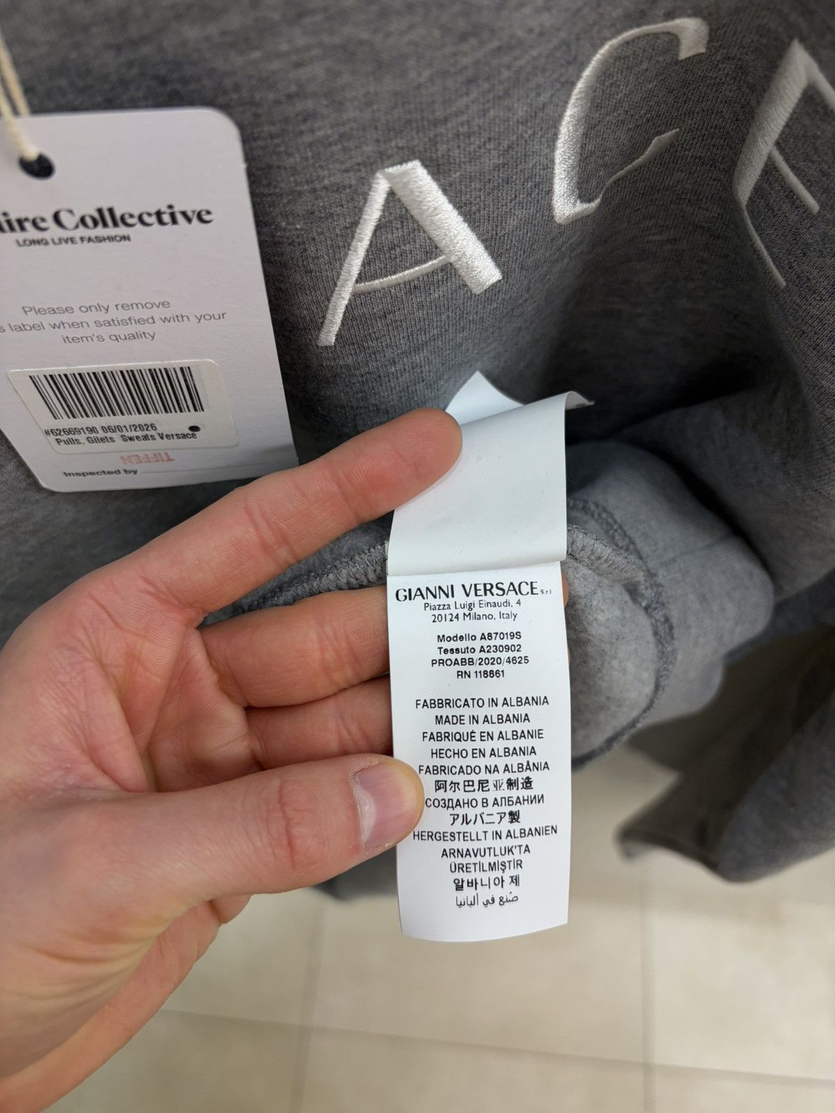 Versace Versace Men’s Sweatshirt Size US XXL / EU 58 / 5 - 8 Thumbnail