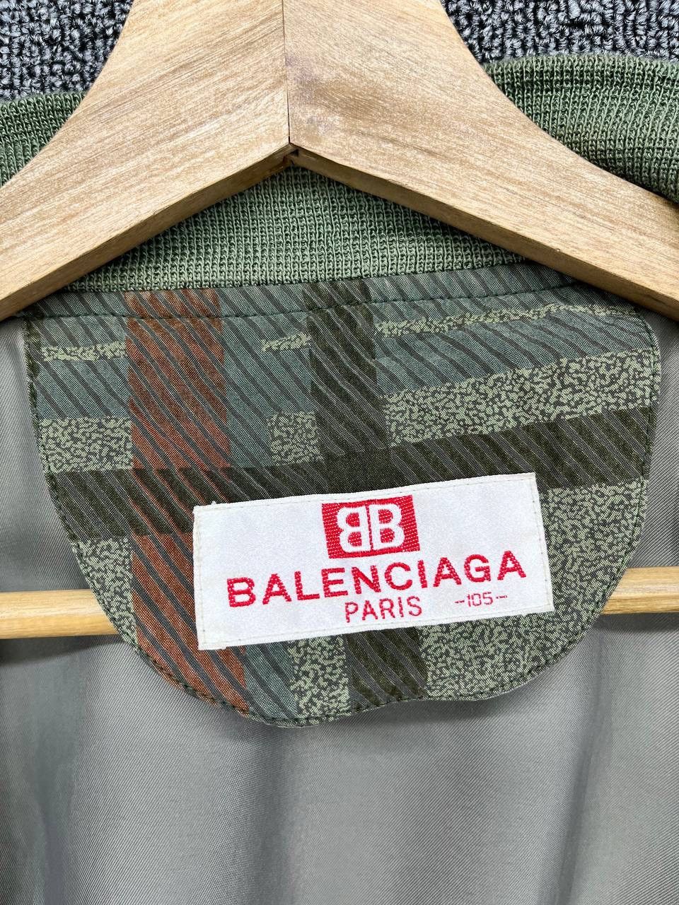 Balenciaga Vintage 90s Balenciaga Paris Checkered Shadow Plaids Jacket Size US L / EU 52-54 / 3 - 7 Thumbnail