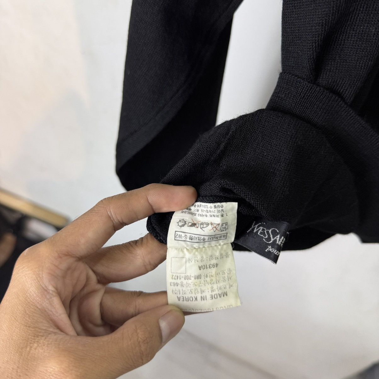 Yves Saint Laurent Vintage Yves Saint Laurent YSL turtleneck sweatknit black Size US XL / EU 56 / 4 - 8 Thumbnail