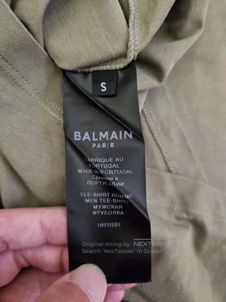 Balmain Balmain Men's Short Sleeve Logo T. Size US S / EU 44-46 / 1 - 5 Thumbnail