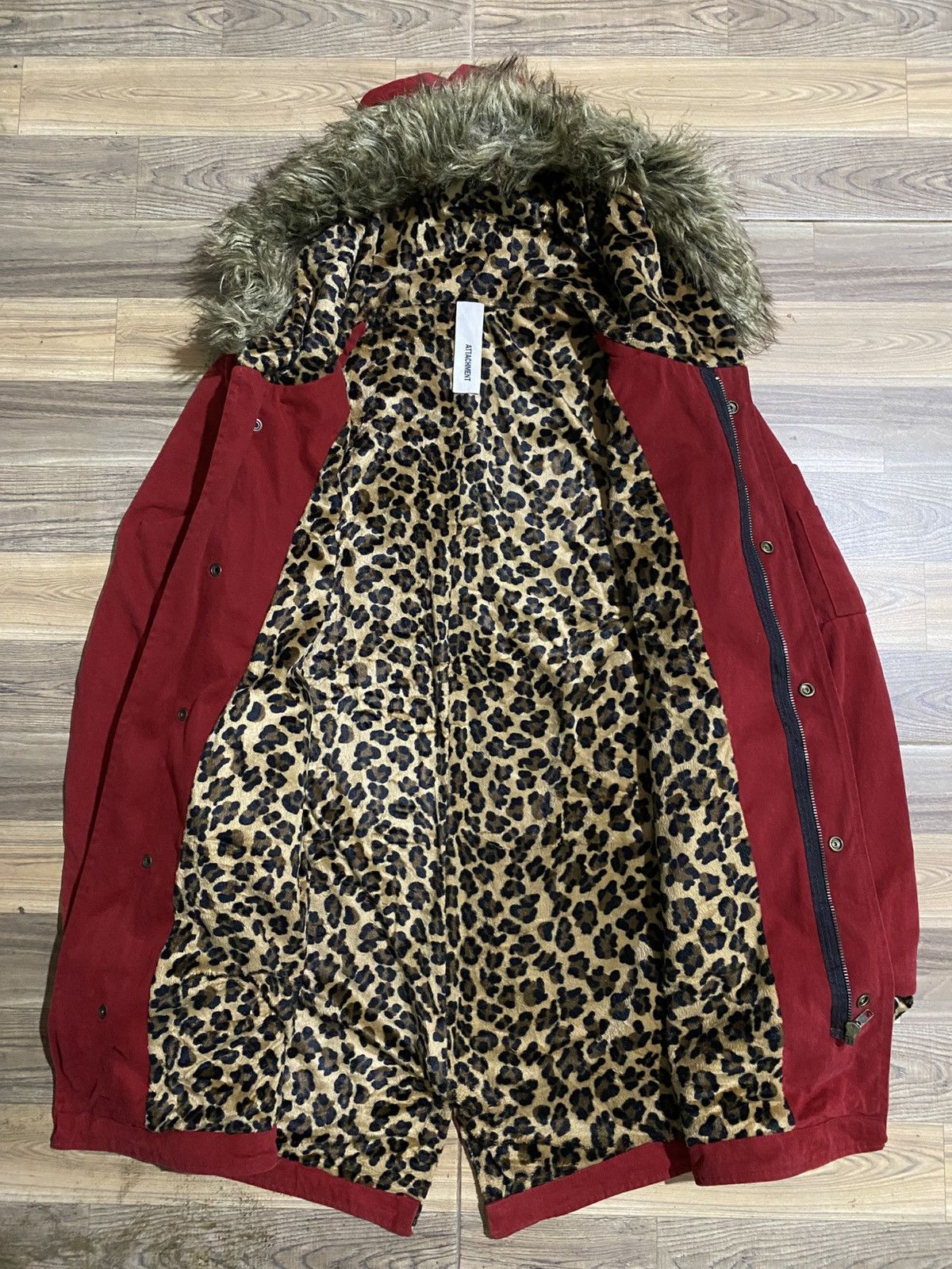 If Six Was Nine × Japanese Brand × Le Grande Bleu (L.G.B.) 💥NEED GONE💥 ATTACHMENT LEOPARD PUNK GOTHIC FUR HOODIES Size US M / EU 48-50 / 2 - 6 Thumbnail