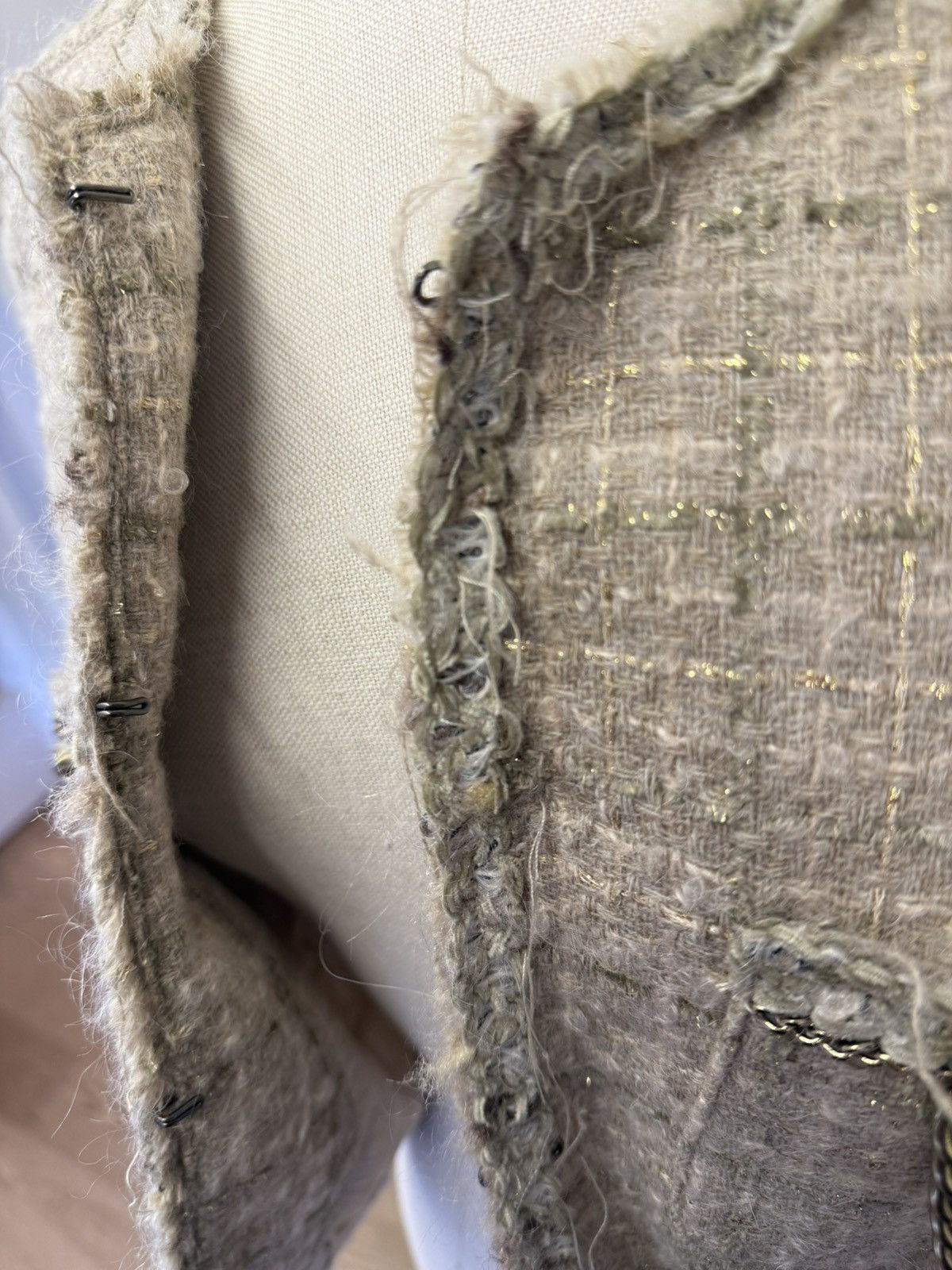 R13 R13 Square Shoulder Tweed Jacket - RP.2350€ Size M / US 6-8 / IT 42-44 - 11 Thumbnail