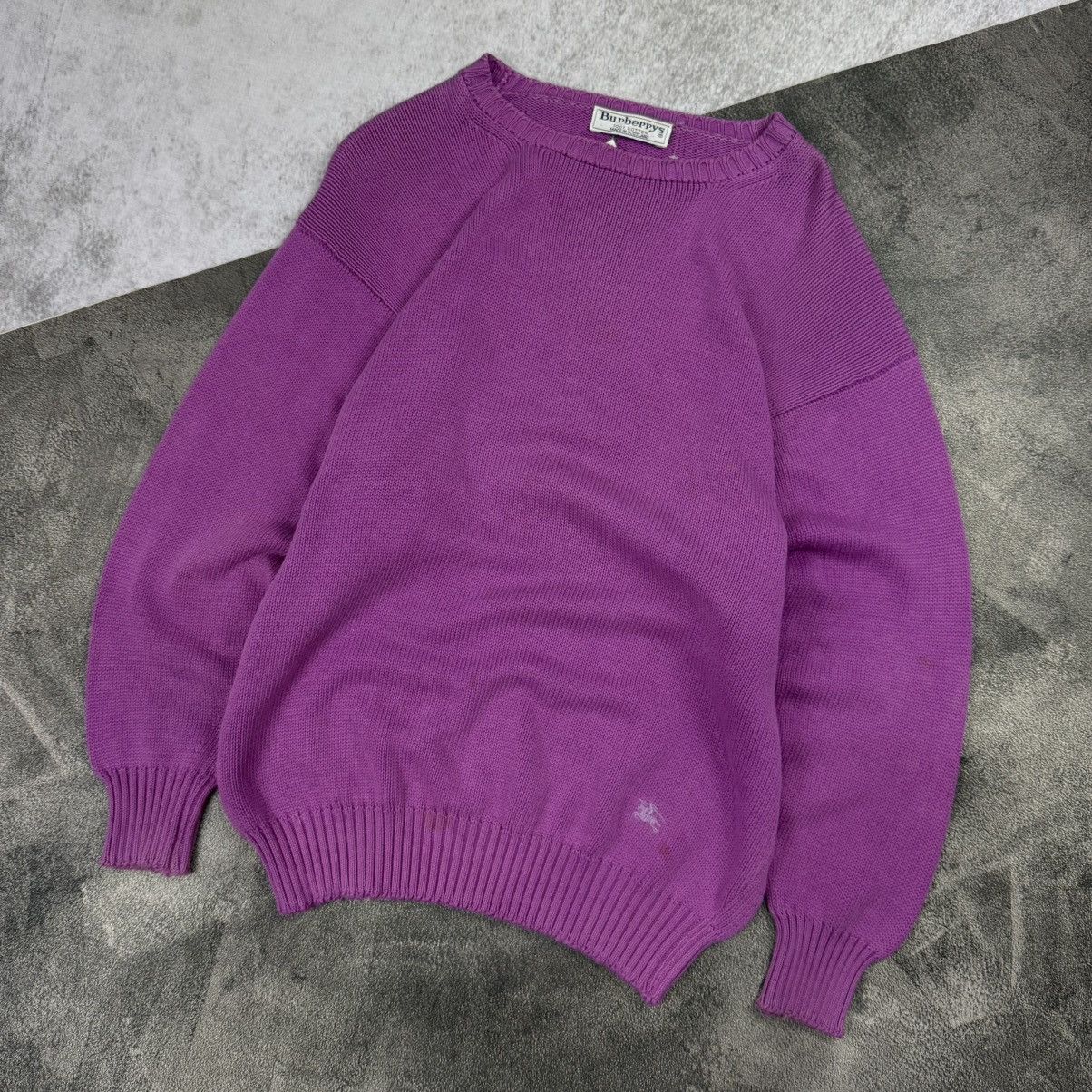 Burberry Burberrys vintage knit down logo Size US L / EU 52-54 / 3 - 2 Thumbnail