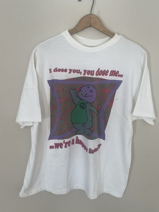 Vintage vintage 90s Grateful Dead barney acid Lsd blotter tee shirt ...