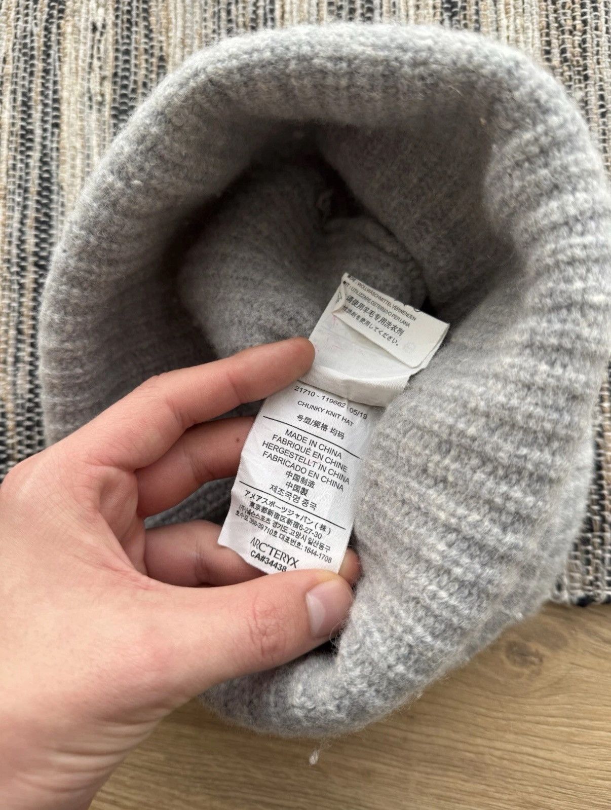 Arc'teryx Arcteryx Vintage chunky ktitted wool gray beaniea Hat 90s Size ONE SIZE - 7 Thumbnail