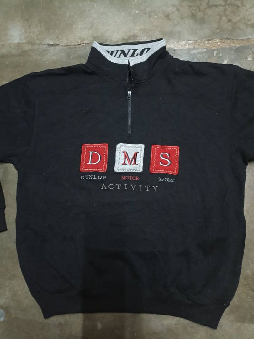 Dunlop × Japanese Brand DUNLOP Motor Sport Sweatshirt half zipper Size US L / EU 52-54 / 3 - 5 Thumbnail