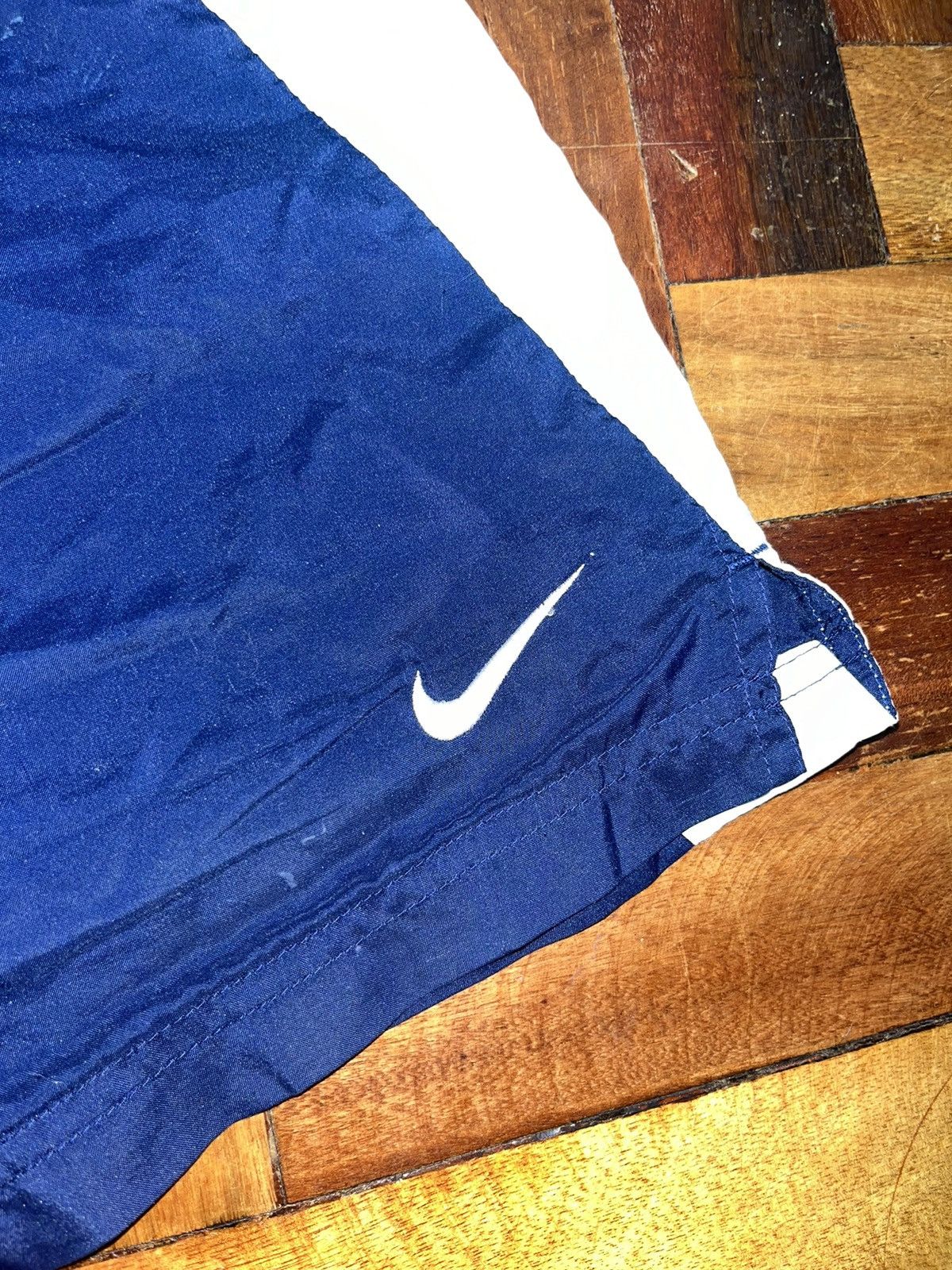 Nike × Vintage Nike Team Vintage y2k Swoosh Shorts Size US 36 / EU 52 - 6 Thumbnail
