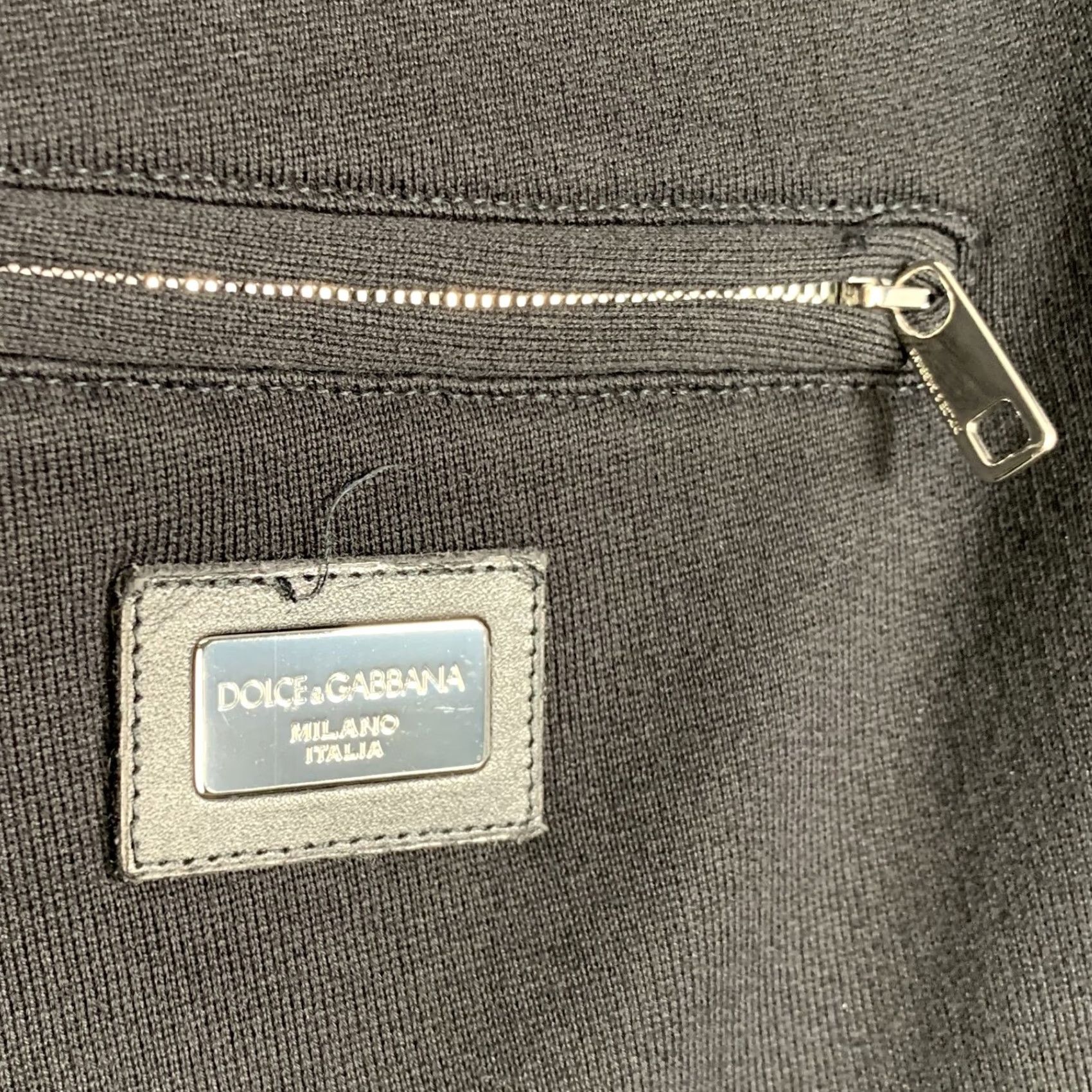 Dolce & Gabbana DOLCE & GABBANA Joggers Casual Pants Cotton Black Size 34 Size US 34 / EU 50 - 2 Thumbnail