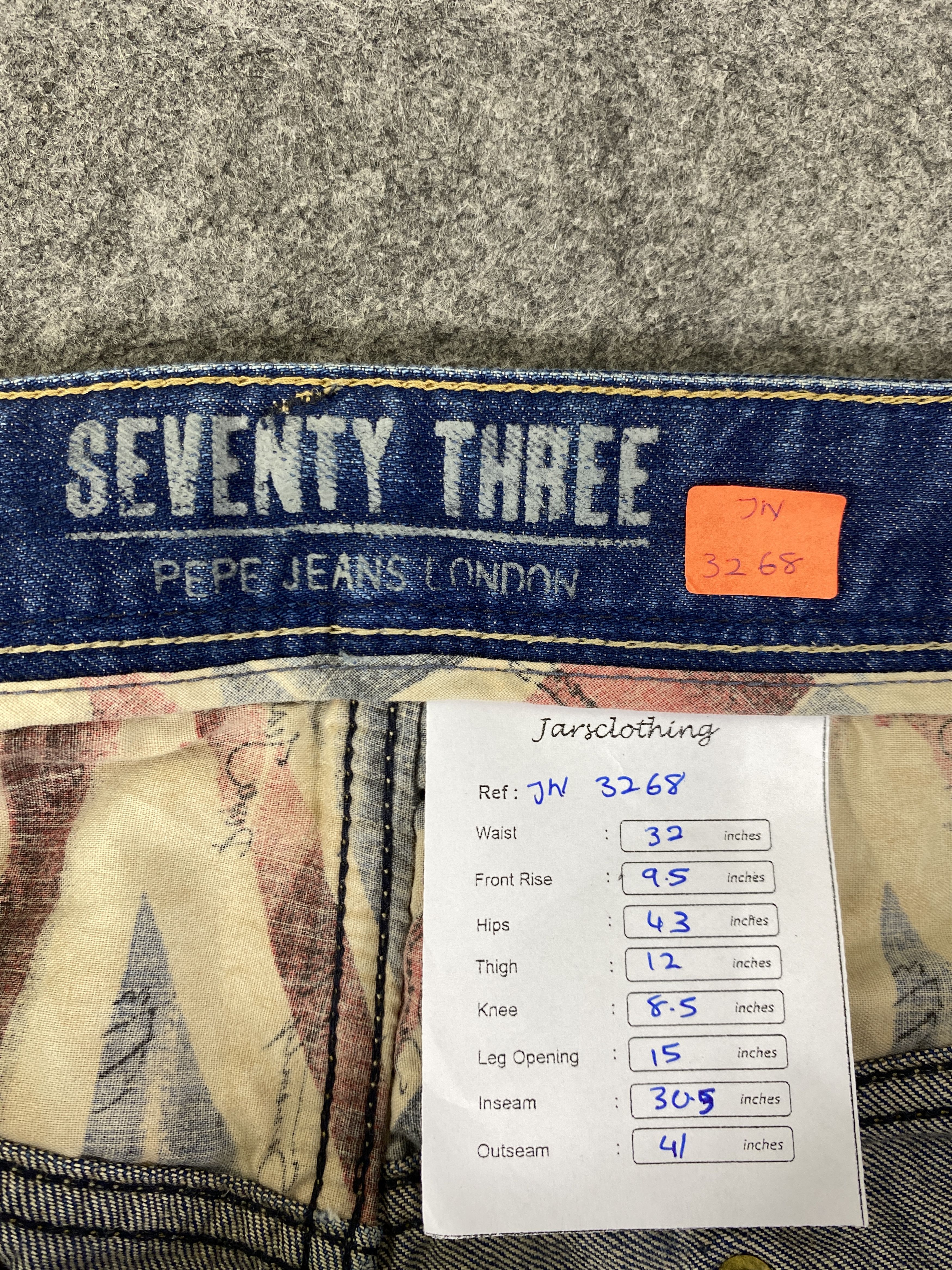 Hysteric Glamour Faded Blue Vintage Pepe Jeans London 32x30.5 - JN3268 Size US 32 / EU 48 - 8 Thumbnail