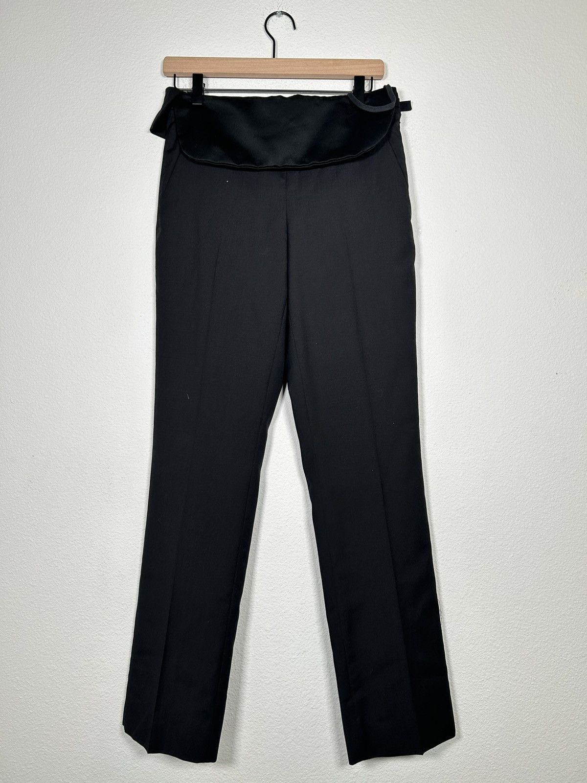 Helmut Lang SS01 Hidden Cargo Cummerbund Trousers Size US 28 / EU 44 - 1 Thumbnail