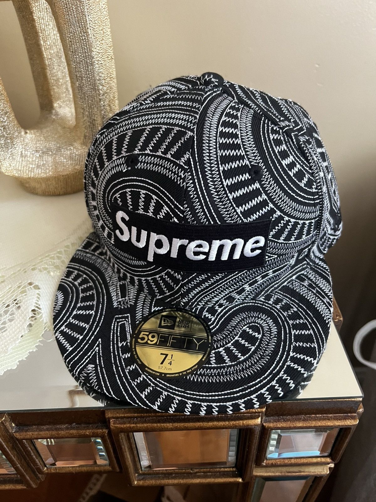 supreme Washed Nylon Camp Cap Black 美品 Supreme Washed Chino Twill Camp Cap Black Flags SS20 | eBay
