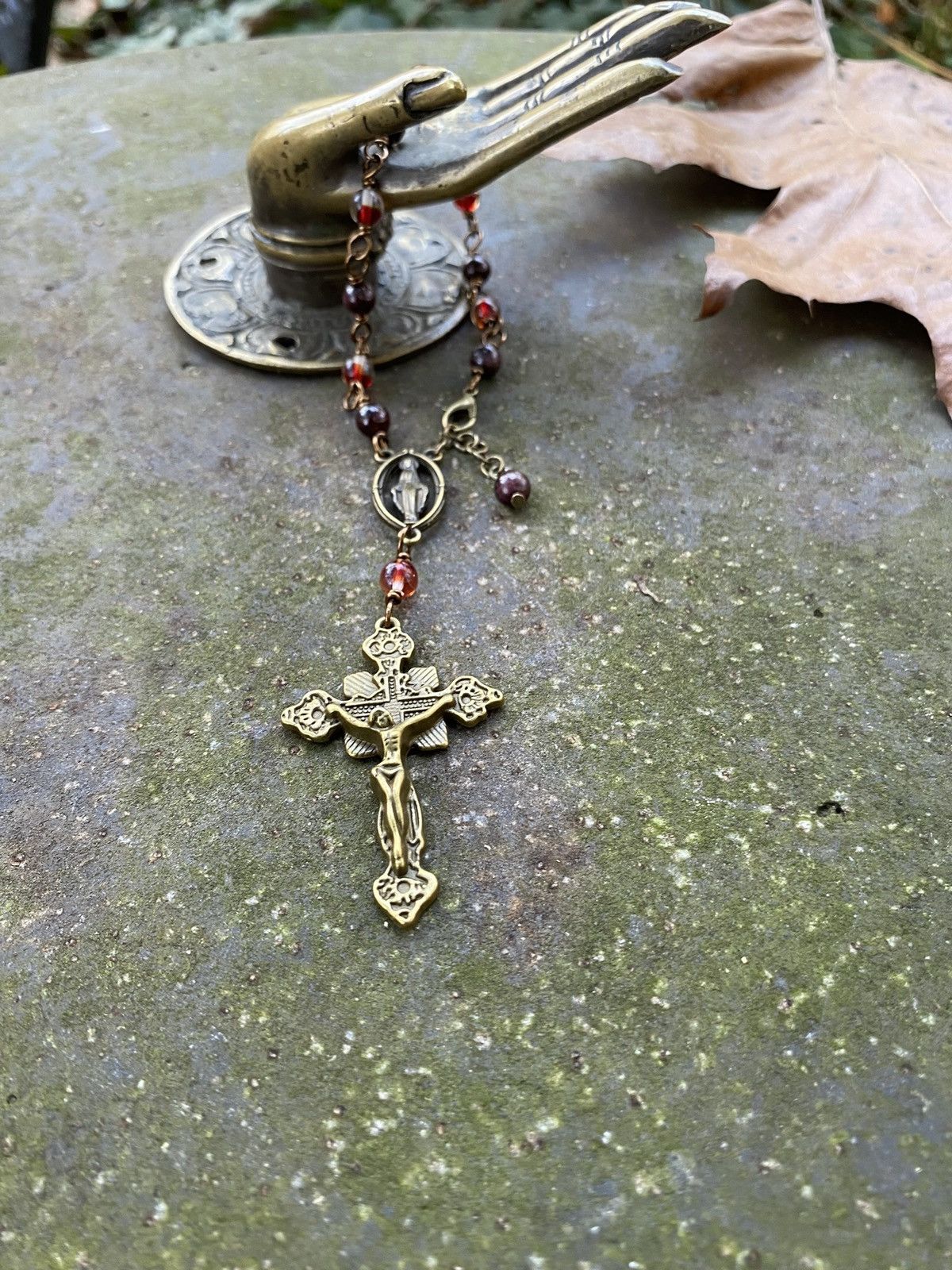 Handmade Rosary Bracelet/Anklet Size ONE SIZE - 2 Thumbnail