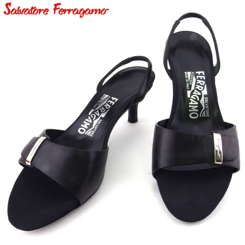 Salvatore Ferragamo Salvadore Ferragamo black heel Size US 7 / IT 37 - 15 Thumbnail