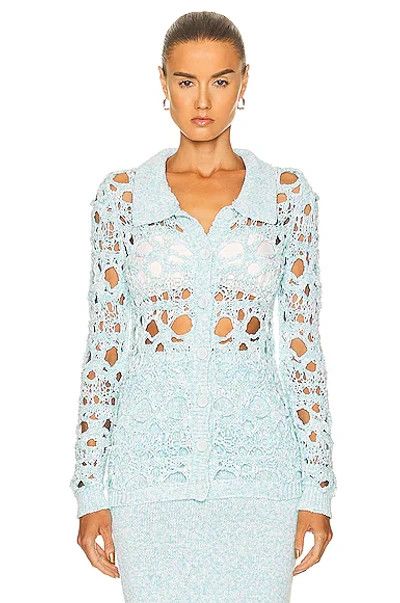 Christopher Esber Crochet Button Up Cardigan Size XS / US 0-2 / IT 36-38 - 4 Thumbnail