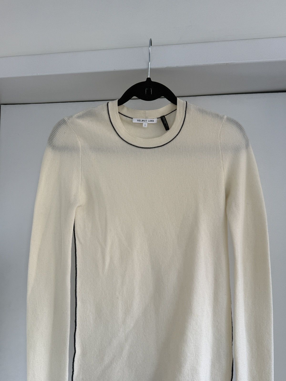 Helmut Lang Slash Wrist Archive Ribbed Sweater Knit Size S / US 4 / IT 40 - 5 Thumbnail