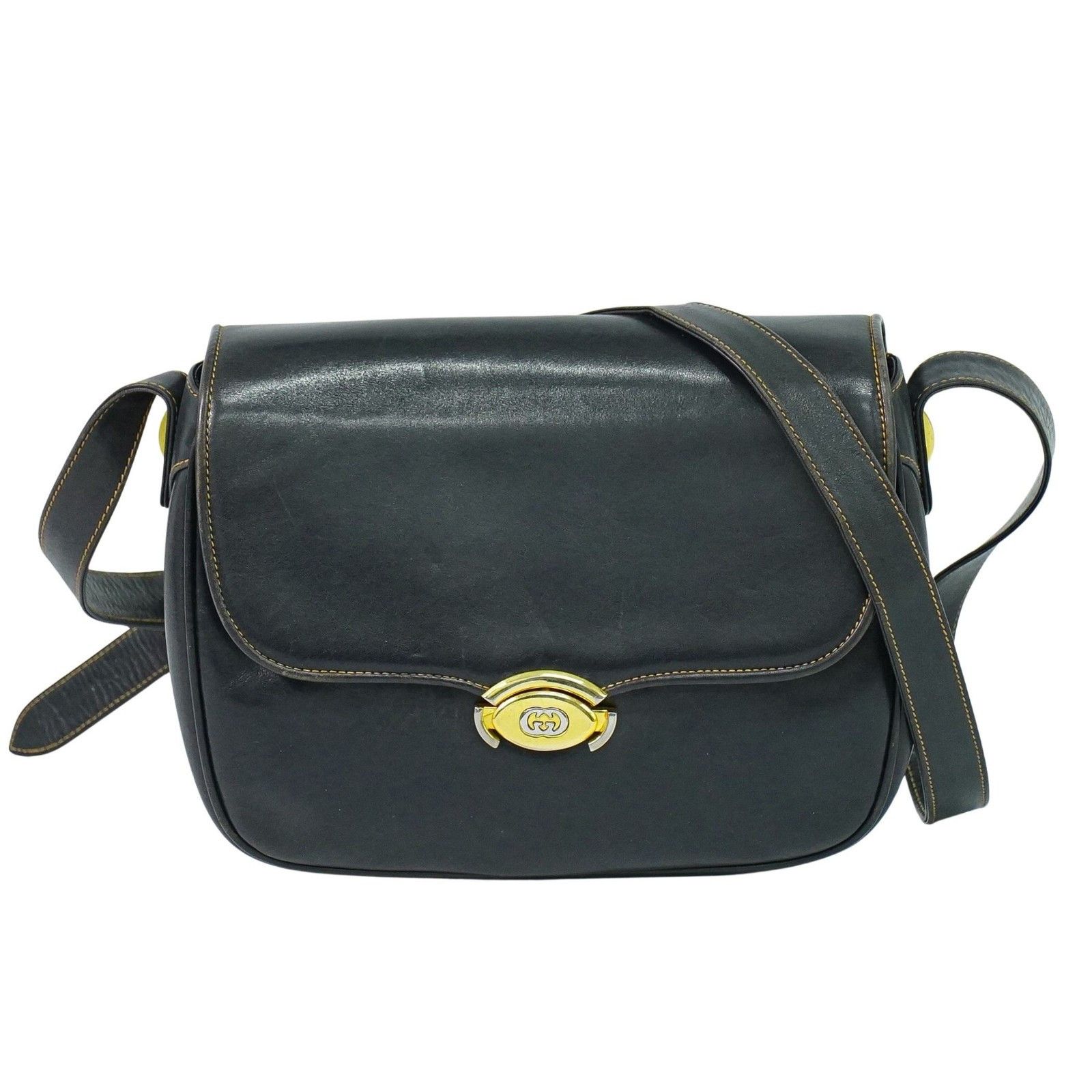 Gucci Gucci Vintage Shoulder Bag Leather Size ONE SIZE - 1 Thumbnail
