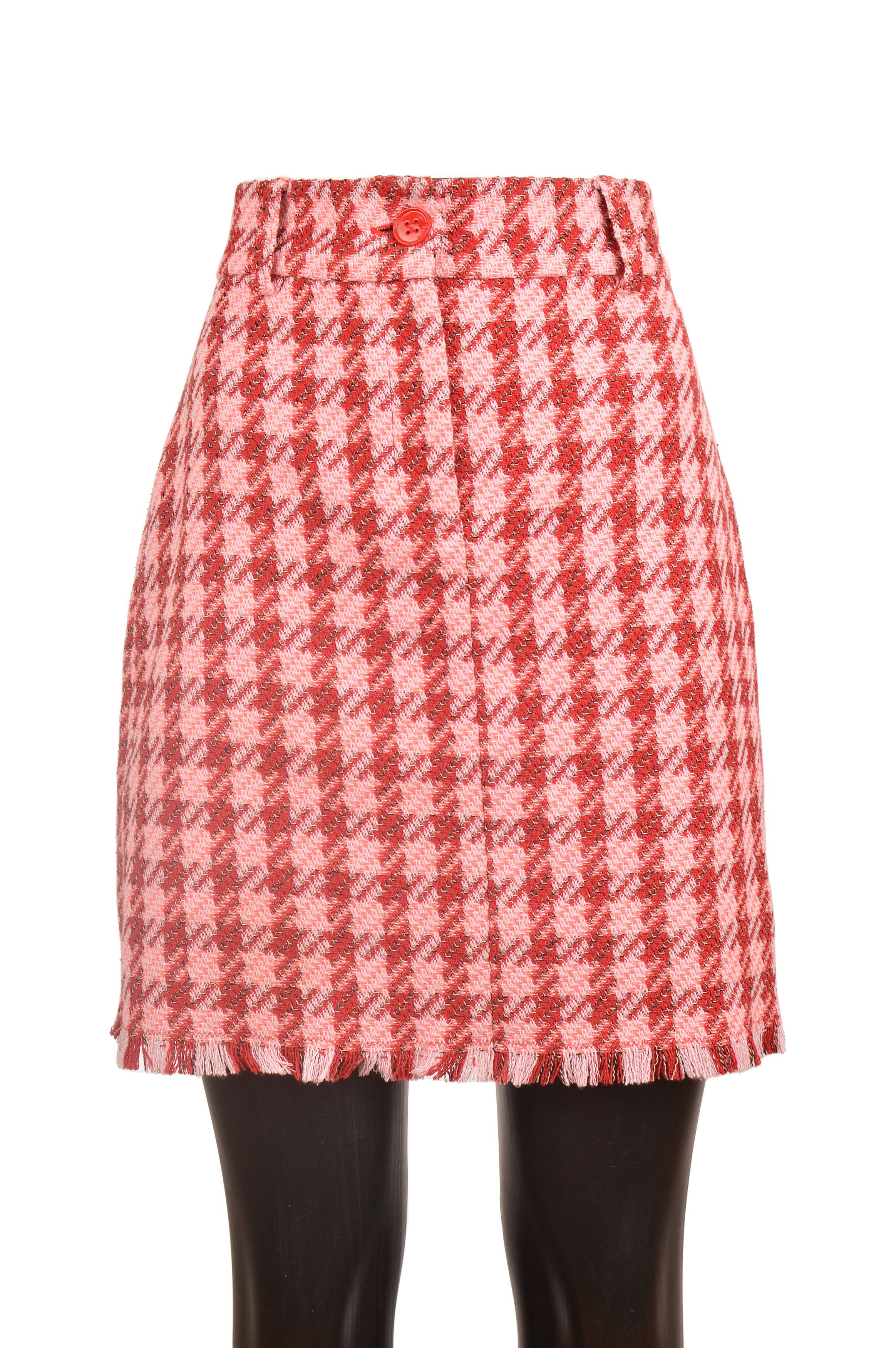 Pinko Pinko Accurato Gonna Syuoia Makrocheck Skirt Size 27" / US 4 / IT 40 - 1 Thumbnail