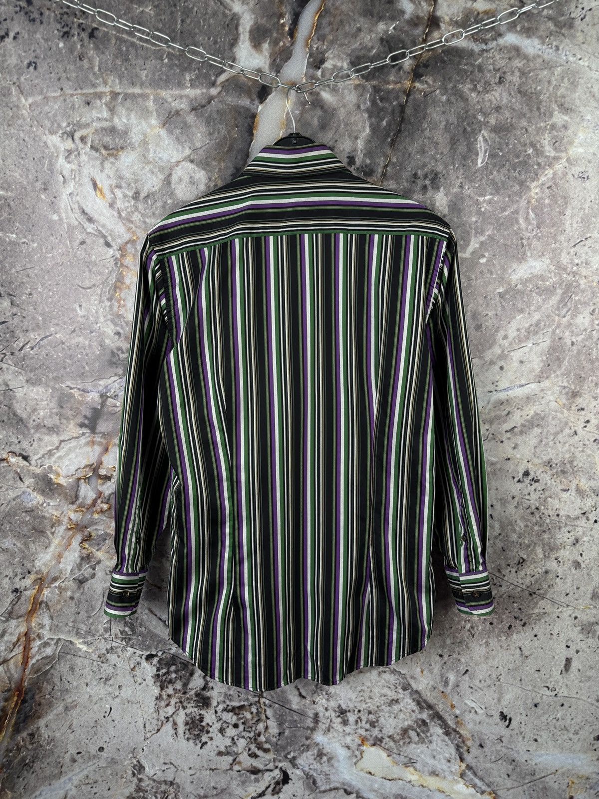 Etro Men’s Etro Milano Striped Shirt Button Up Long Sleeve Size38 Size US M / EU 48-50 / 2 - 11 Thumbnail
