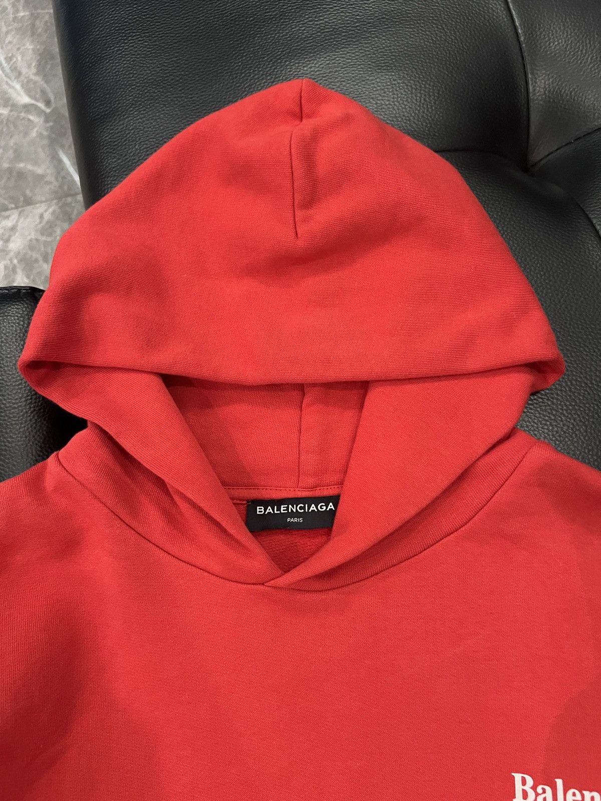 Balenciaga Balenciaga by Demna 2017 Wave Logo Hoodie Size US XXS / EU 40 - 5 Thumbnail
