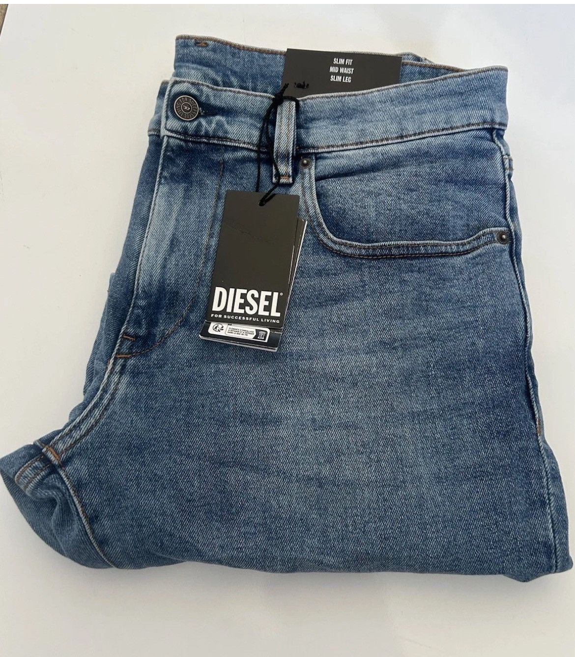 Diesel DIESEL Men Jeans W34 x 34 D-Strukt R9B92 Jeans Size US 32 / EU 48 - 1 Thumbnail