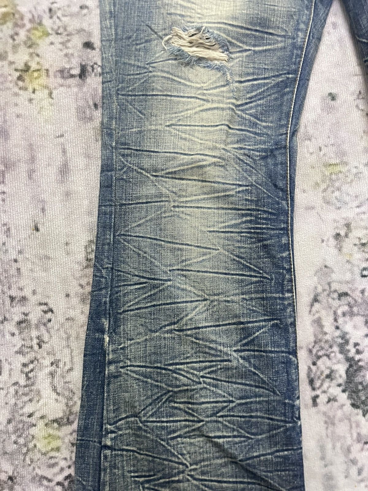 Other Flare Japanese Jeans Lightning Wash Real Vintage Size US 34 / EU 50 - 7 Thumbnail