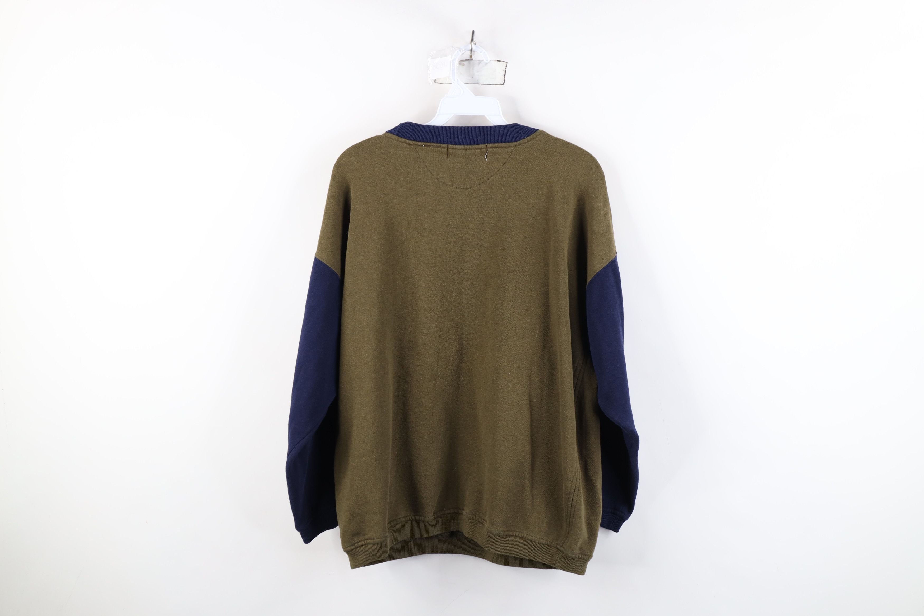 Vintage Vintage 90s Streetwear Block Paris Sunflower Sweatshirt Size L / US 10 / IT 46 - 12 Thumbnail