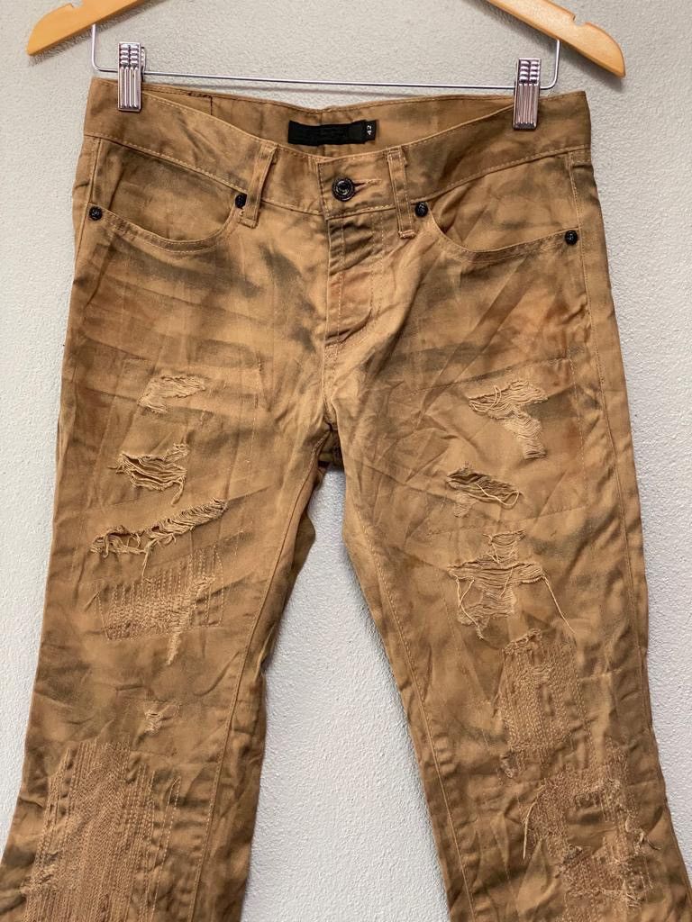 GOSTAR DE FUGA Fuga distressed flared pants Size US 29 - 1 Thumbnail