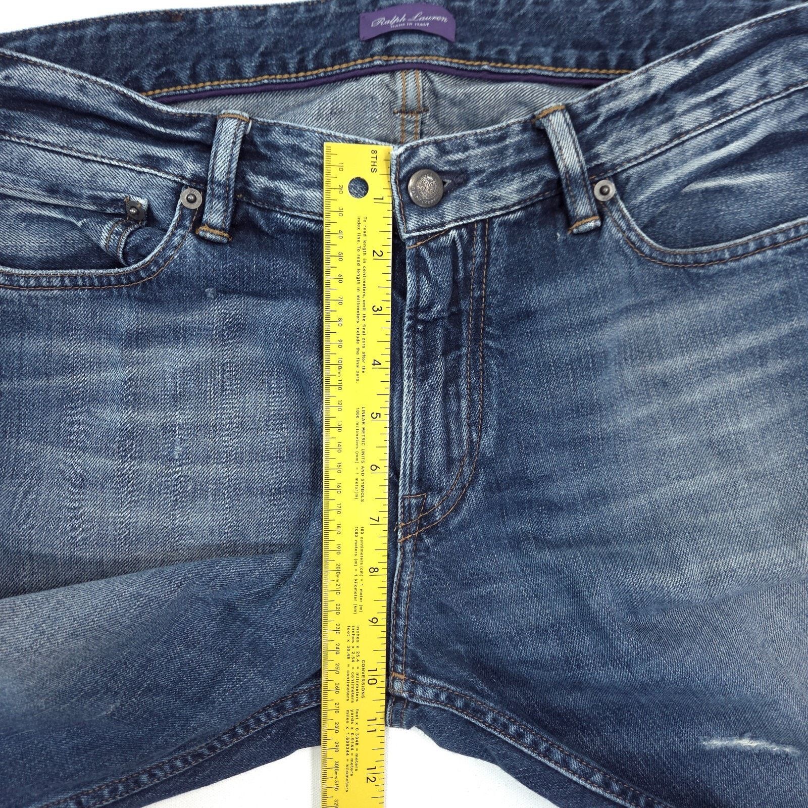 Ralph Lauren Purple Label Ralph Lauren Purple Label Denim Jeans 34x27 Italy Selvedge Size US 34 / EU 50 - 7 Thumbnail