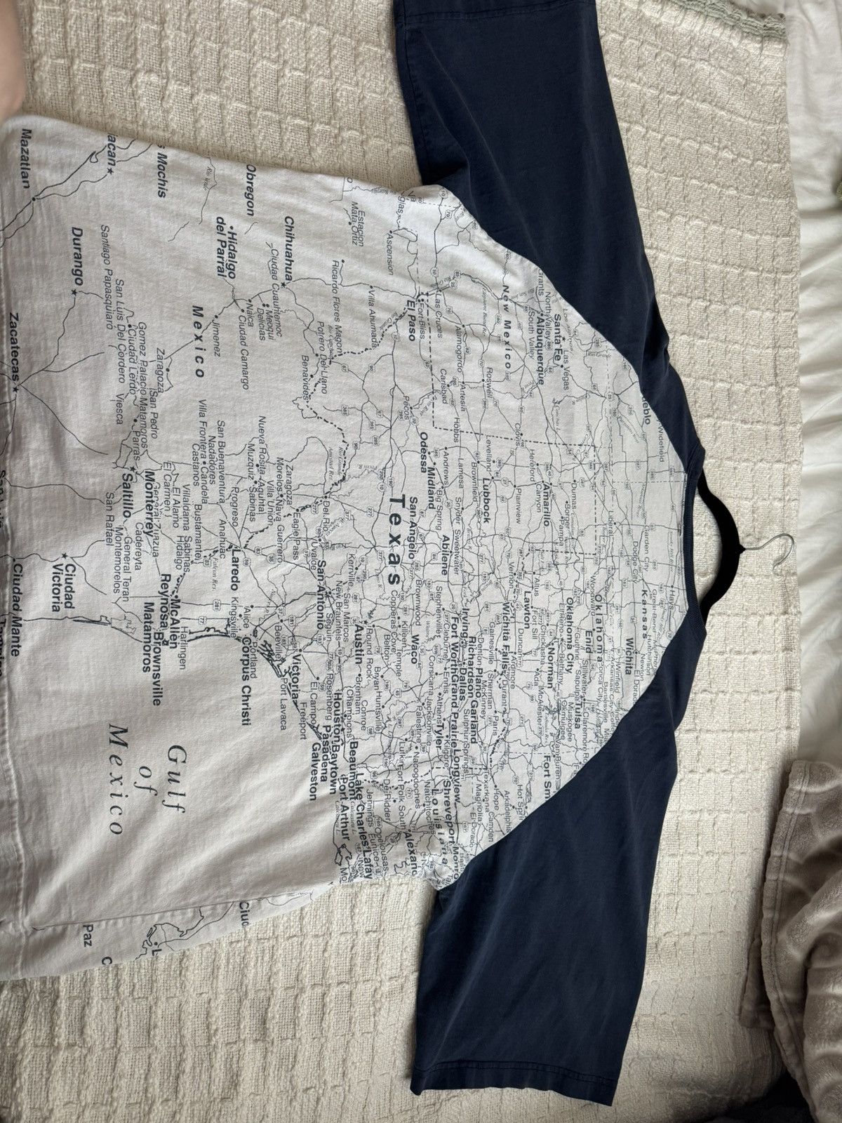 Vintage Map of Texas Tee Shirt Size US L / EU 52-54 / 3 - 7 Thumbnail
