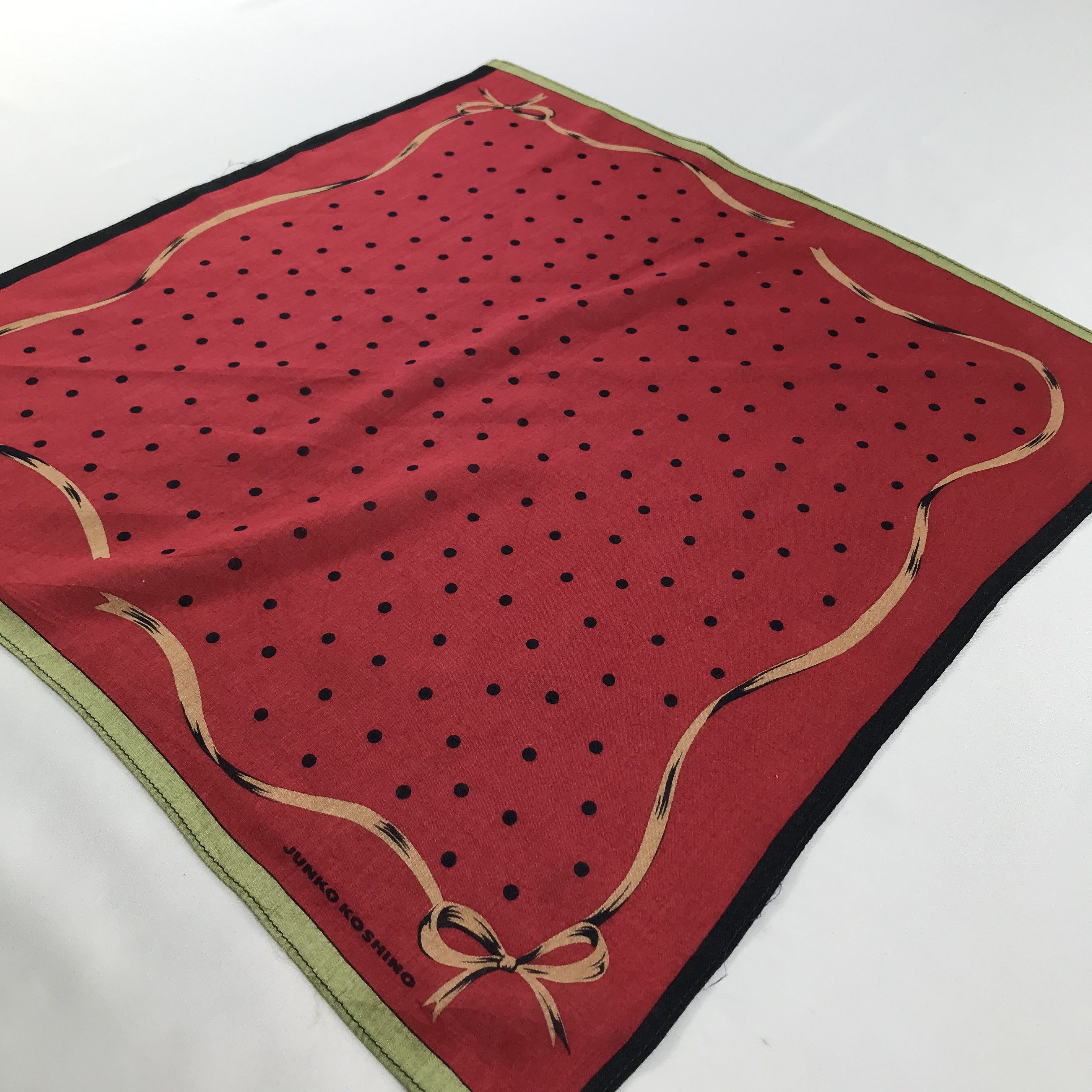 Mr. Junko × Vintage Junko Koshino Bandana / Handkerchief / Neckerchief - S1432 Size ONE SIZE - 2 Thumbnail