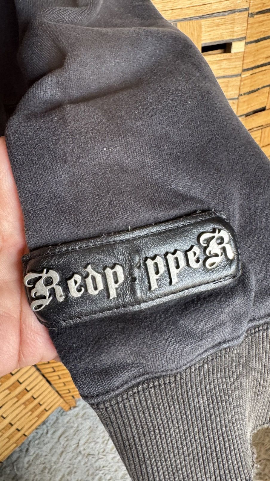 Japanese Brand Vintage Ref Pepper Vintage Denim zipper Hoodie Size US L / EU 52-54 / 3 - 5 Thumbnail