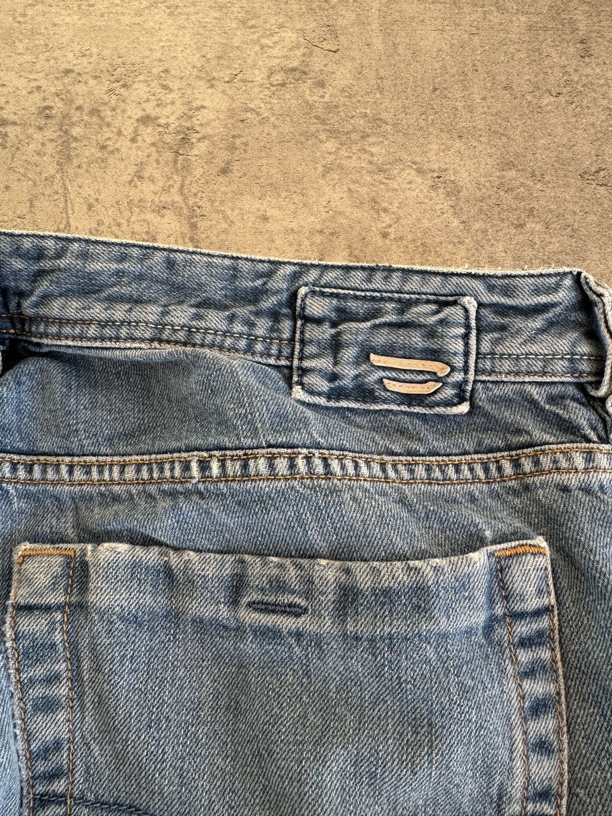 Diesel × Japanese Brand × Vintage Diesel Vintage Bootcut Baggy Jeans Denim Y2K Rap Skate blue Size US 36 / EU 52 - 4 Thumbnail