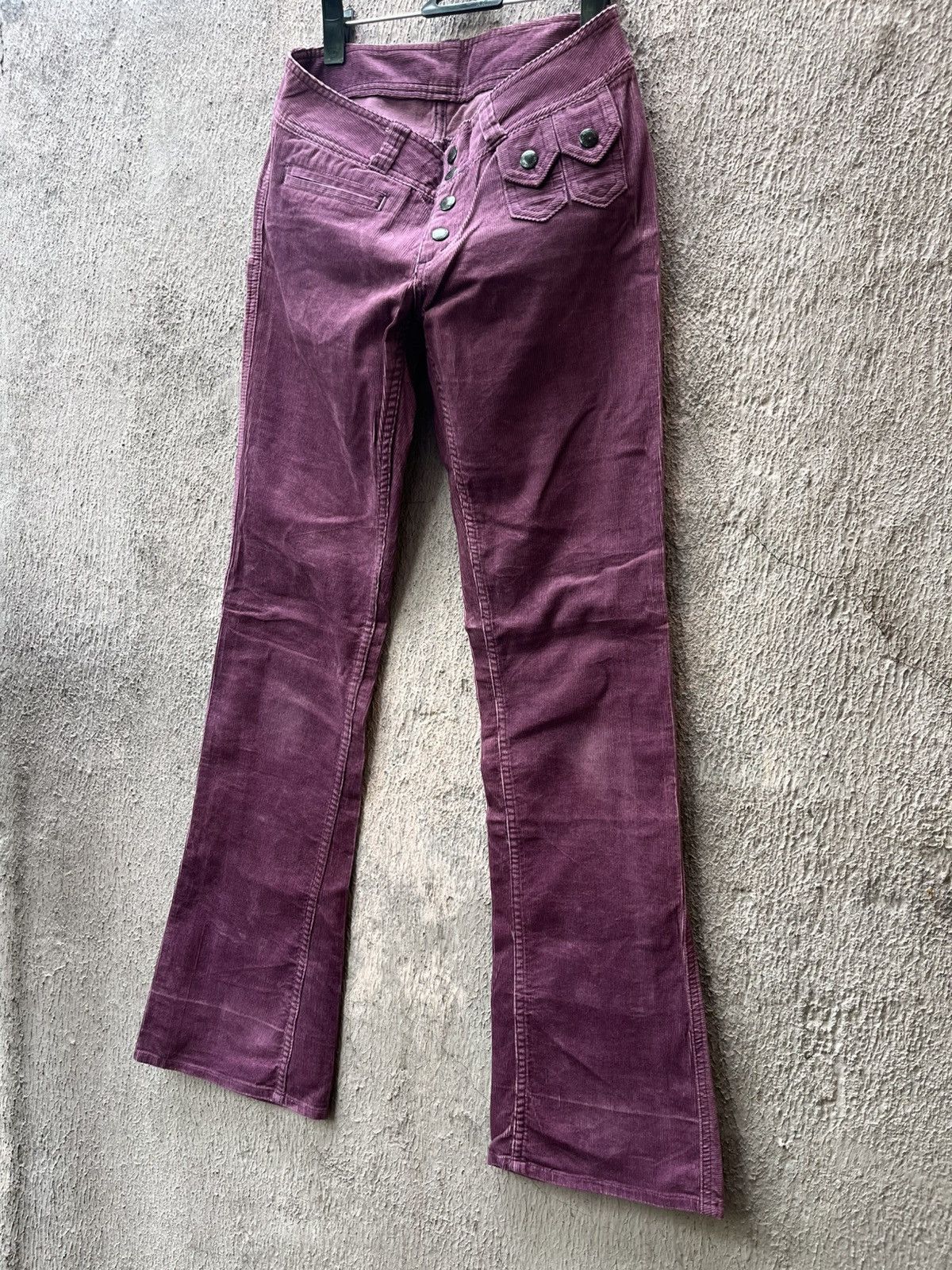 Hysteric Glamour Hysteric Glamour Corduroy Flared Pant Size US 27 - 2 Thumbnail