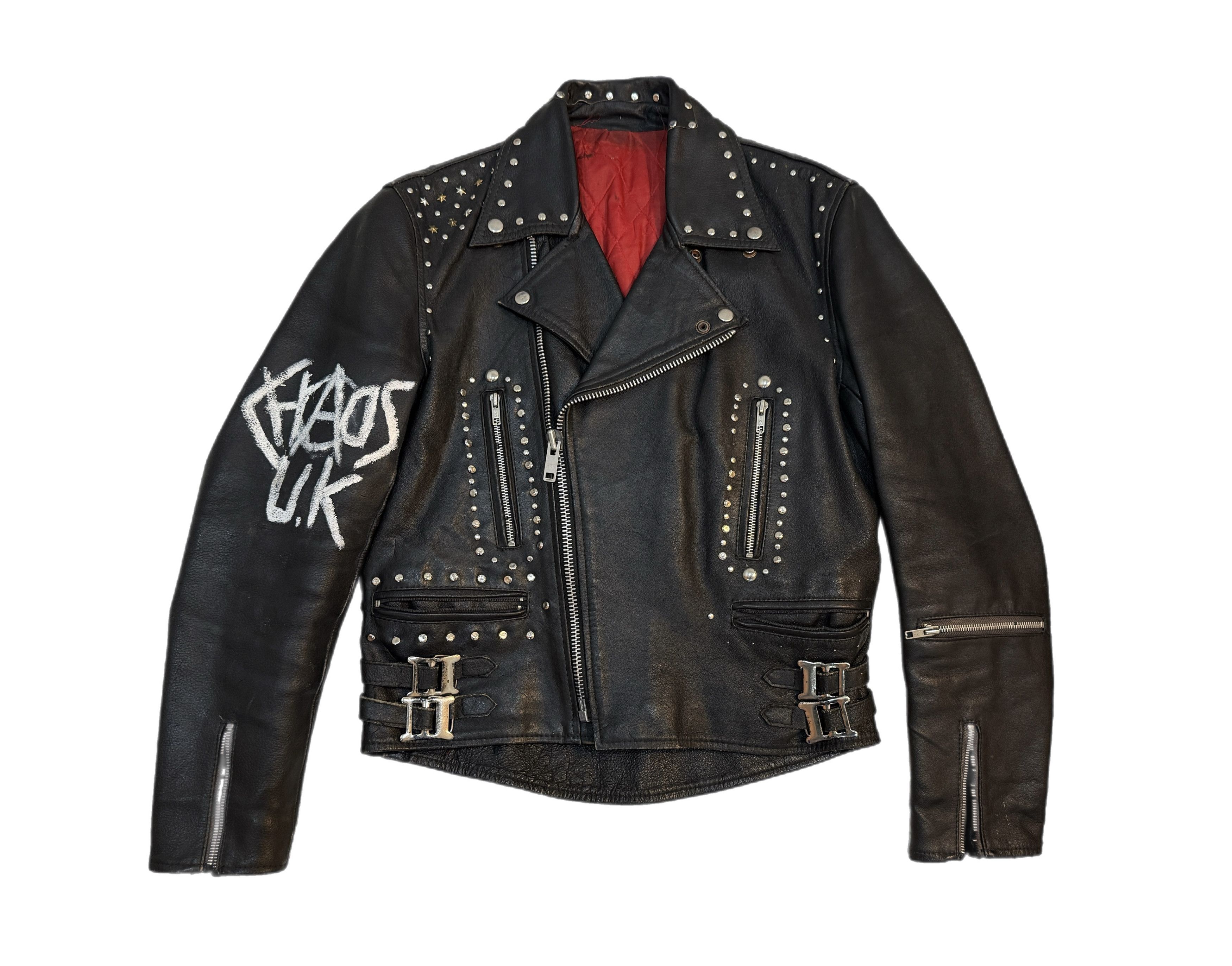 Vintage Rare Vintage 80s Campri Everest Studded Punk Leather Jacket Size US M / EU 48-50 / 2 - 2 Thumbnail