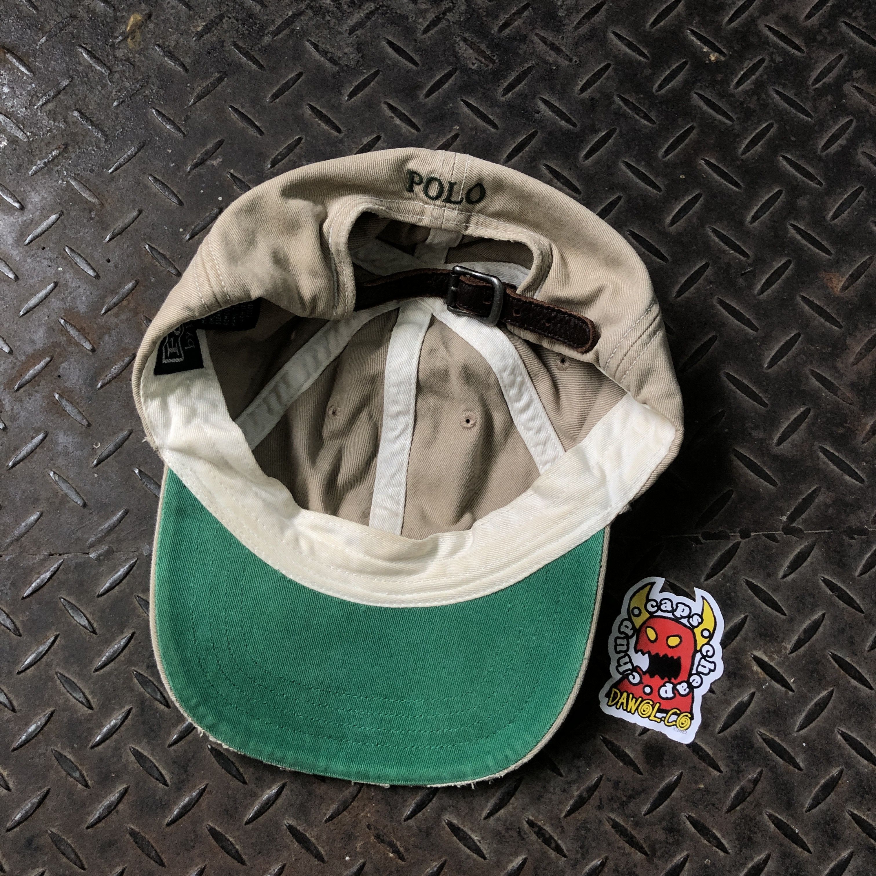 Polo Ralph Lauren 🔥RARE🔥Vintage 80s Polo Ralph Lauren Ripped Distressed Hat Size ONE SIZE - 7 Thumbnail