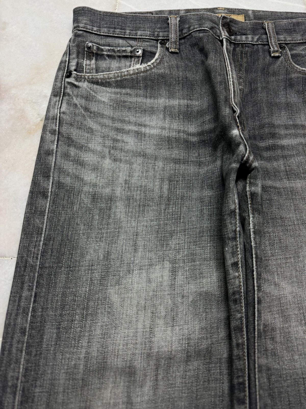 Uniqlo 💥THRASHED💥90's UNIQLO EASY FIT STRAIGHT NICE FADING DISTRESS Size US 31 - 4 Thumbnail