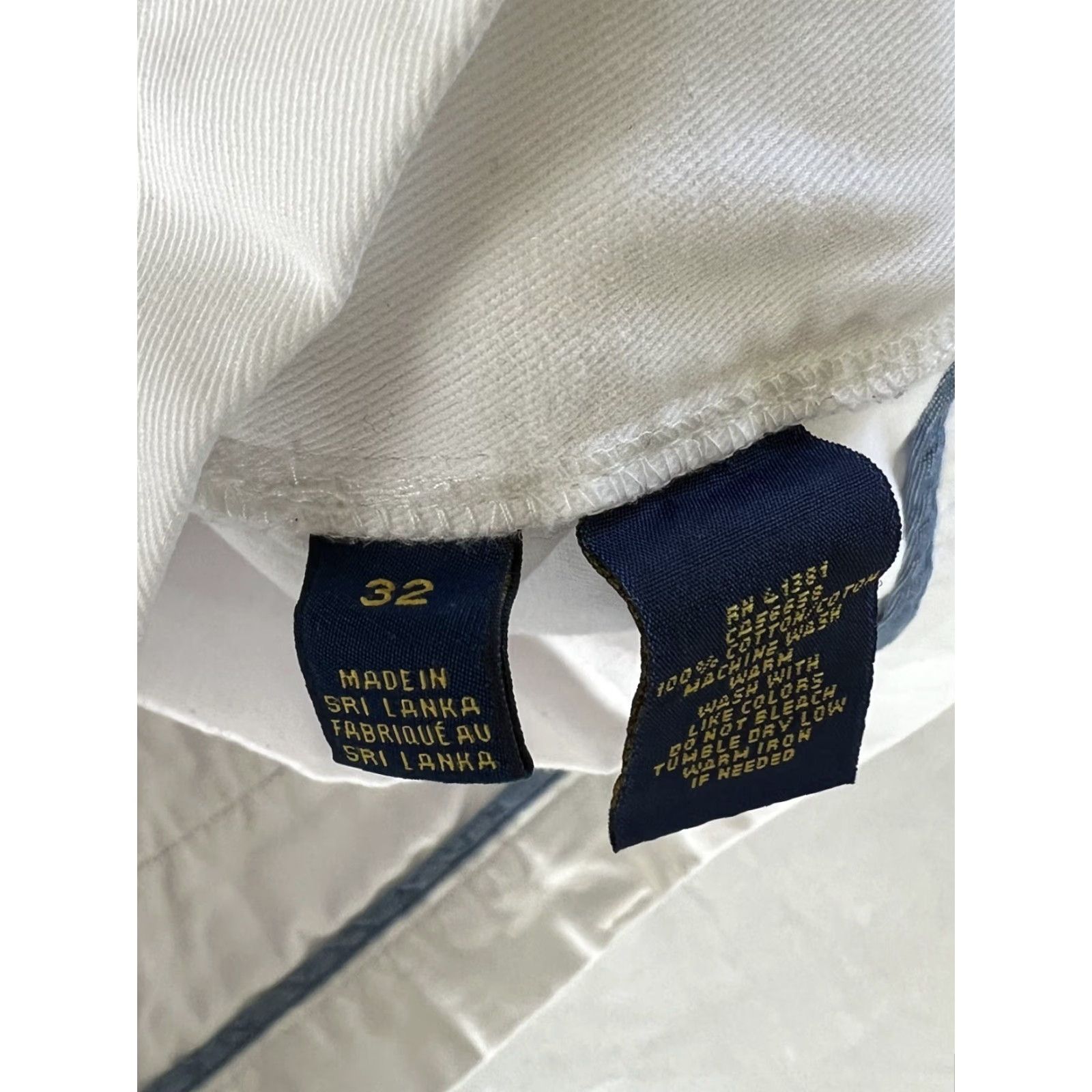 Polo Ralph Lauren Polo Ralph Lauren White Chino Shorts Size 32 Regular Men 9 In Inseam Vintage No Size US XS / EU 42 / 0 - 7 Thumbnail