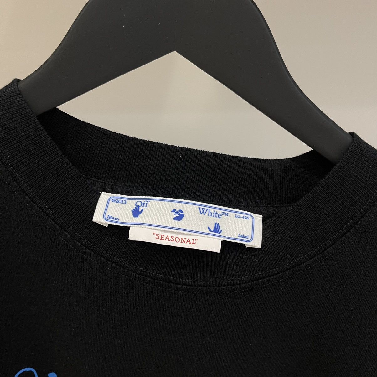 Off-White Off-White Blue 90's Liquid Oversized S/S Tee (SS22) Size US XS / EU 42 / 0 - 3 Thumbnail
