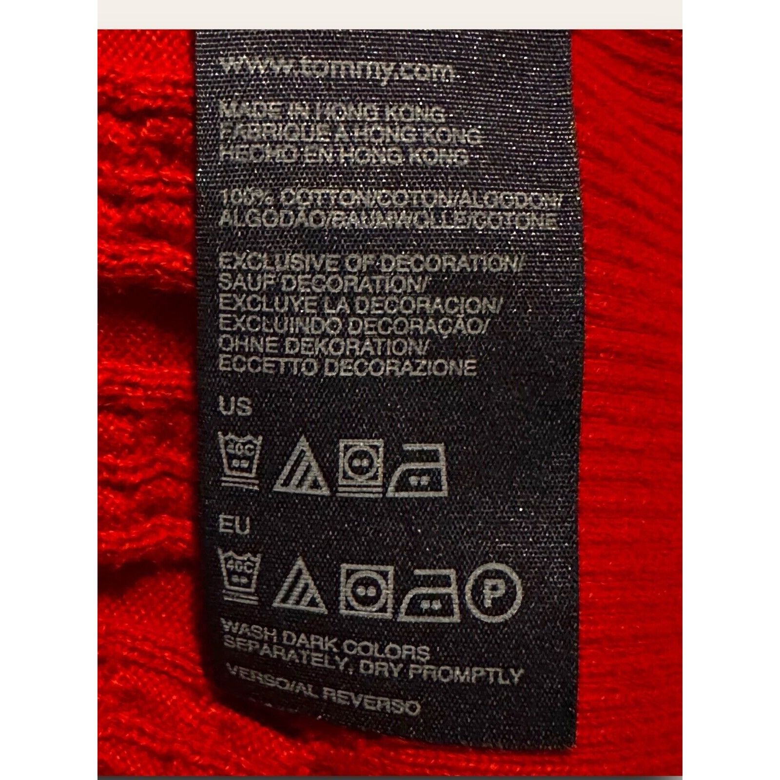 Tommy Hilfiger Vintage Tommy Hilfiger Sweater Womens Large Cable Knit V Nec Size L / US 10 / IT 46 - 5 Thumbnail