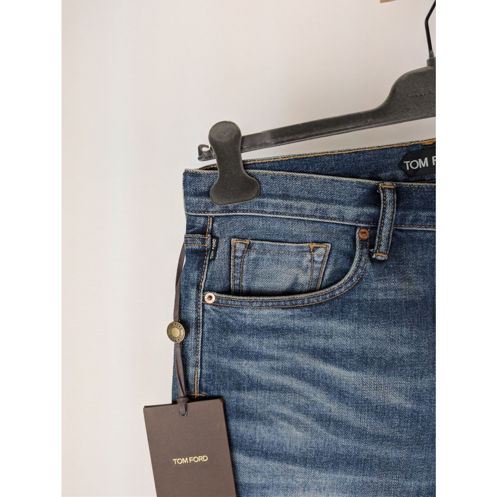 Tom Ford o1rshd1 Straight Jeans in Indigo Blue 32 Size US 32 / EU 48 - 5 Thumbnail