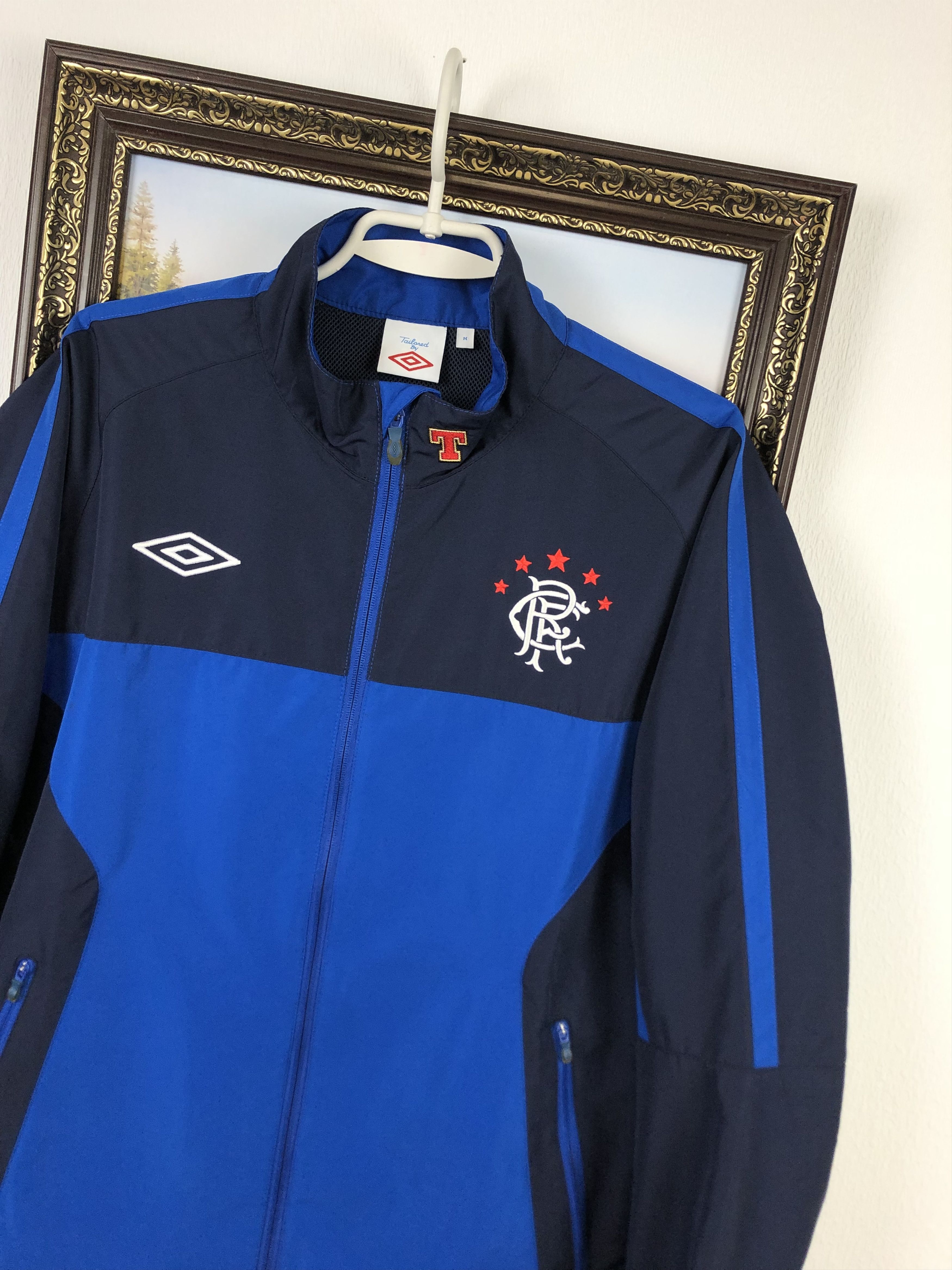 Vintage Vintage Rangers Football Sweatshirt Soccer Jacket Track Top Size US M / EU 48-50 / 2 - 4 Thumbnail