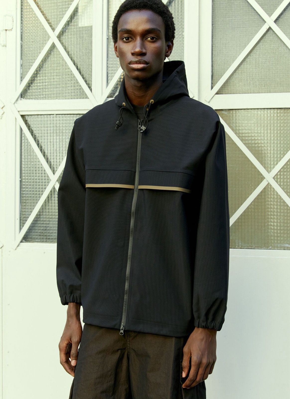 GR10K GR10K Black Hooded Fleece Jacket Size US S / EU 44-46 / 1 - 2 Thumbnail