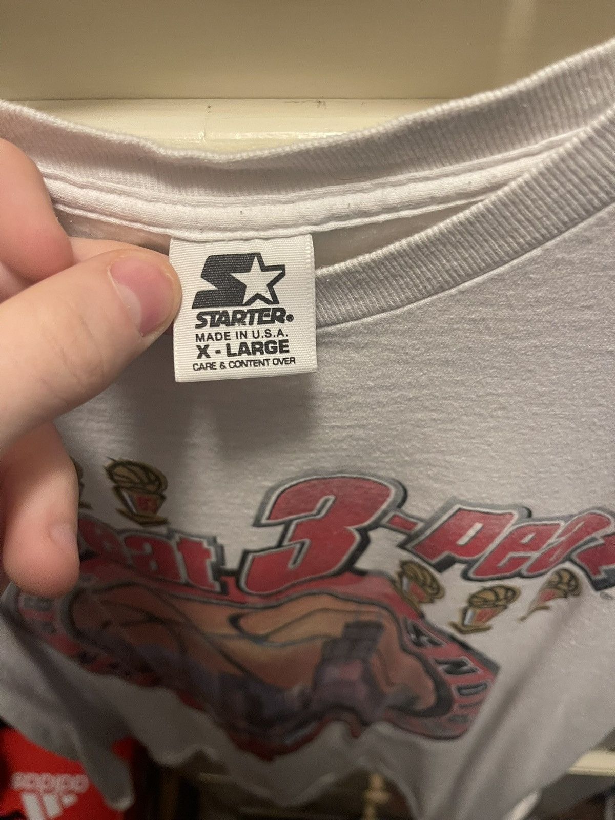 Starter × Vintage Chicago Bulls Vintage Championship Starter Shirt XL Size US XL / EU 56 / 4 - 3 Thumbnail