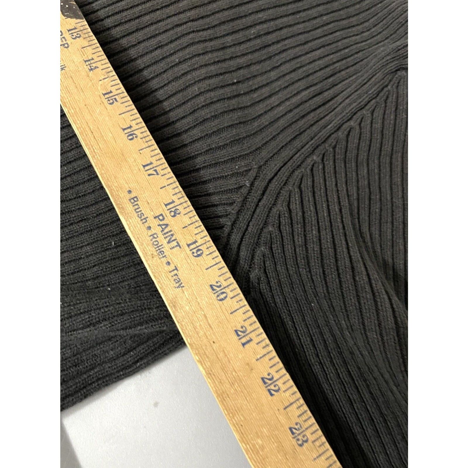 Express VINTAGE Express Full Zip Ribbed Sweater Black Solid Y2K XL Size US XL / EU 56 / 4 - 5 Thumbnail